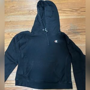 champion black hoodie